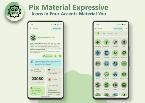 Pix Material Expressive Icons