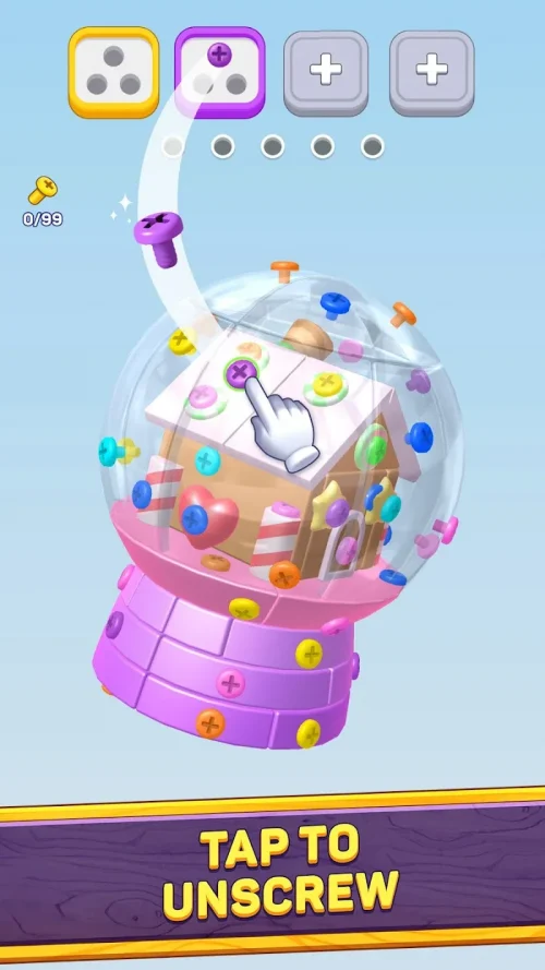 Screwzle 3D: Screw Sort