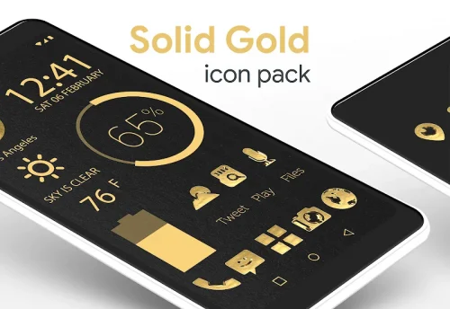 Solid Gold Pro – Icon Pack