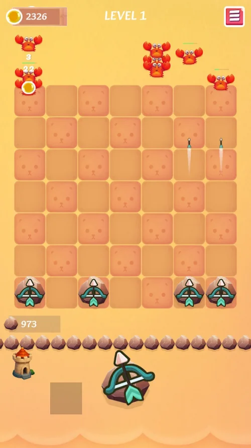 Tower vs Crabs: Beach Defense