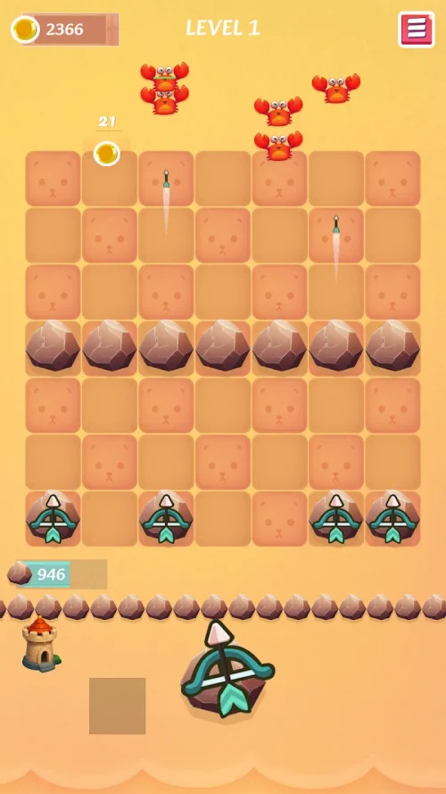 Tower vs Crabs: Beach Defense