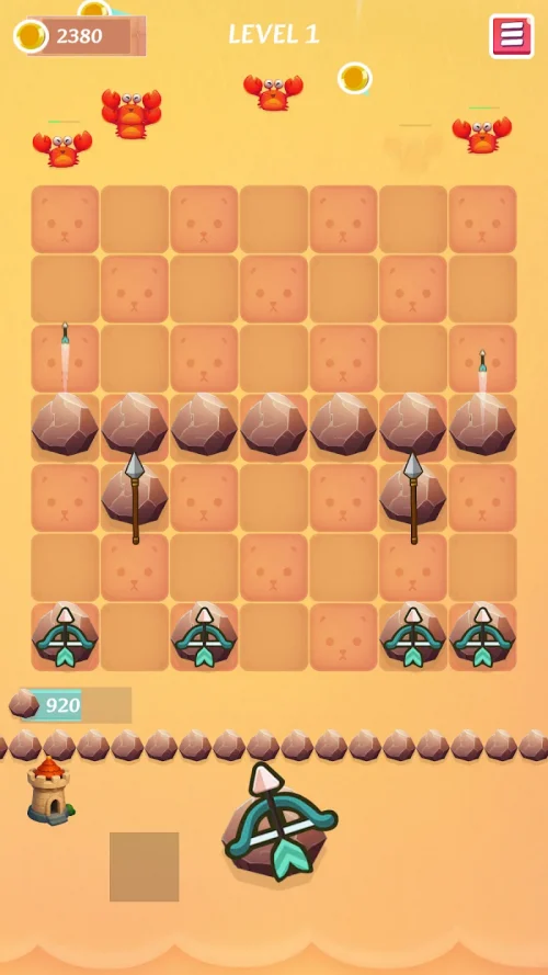 Tower vs Crabs: Beach Defense