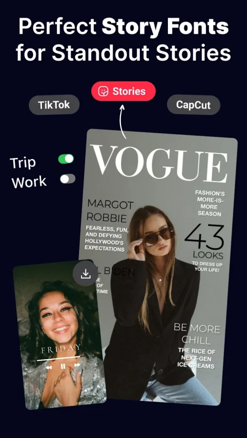 Add Text & Story Font – Fontly