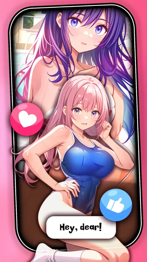 Anime Girlfriend Harem GalGame
