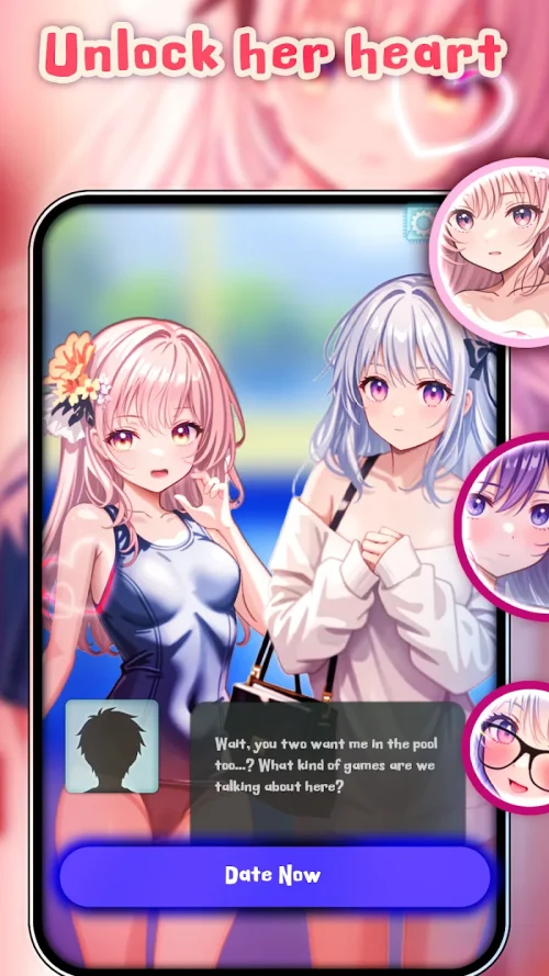 Anime Girlfriend Harem GalGame