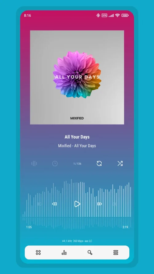 Aurora – Poweramp Skin