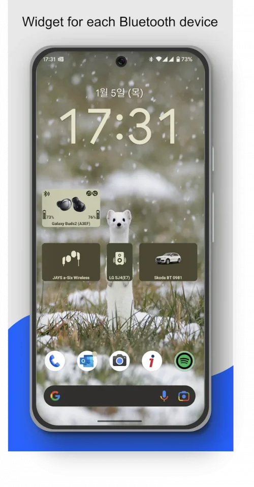 Bluetooth Audio Connect Widget