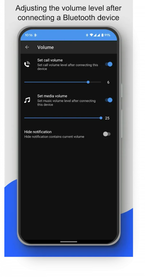 Bluetooth Audio Connect Widget