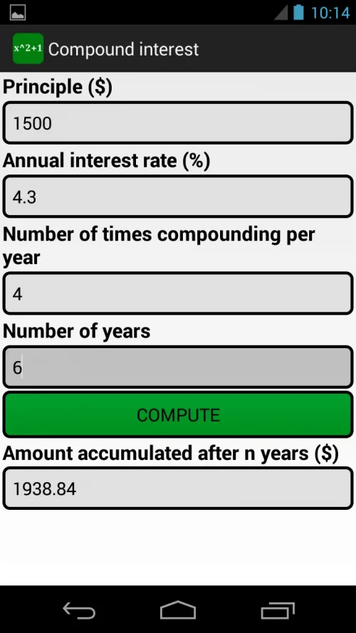 Custom Formulas