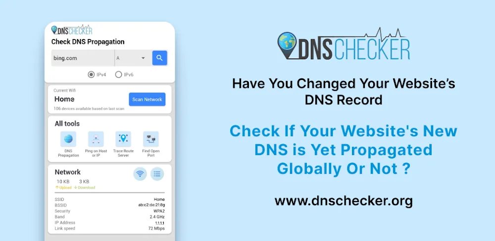 DNS Checker – Network Tools