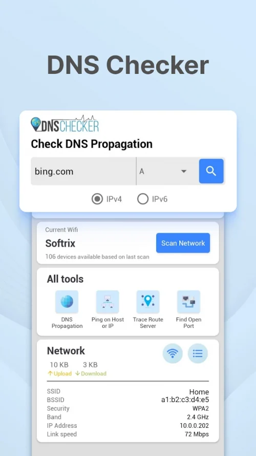 DNS Checker – Network Tools