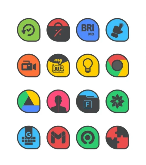 Drop Dark – Icon Pack