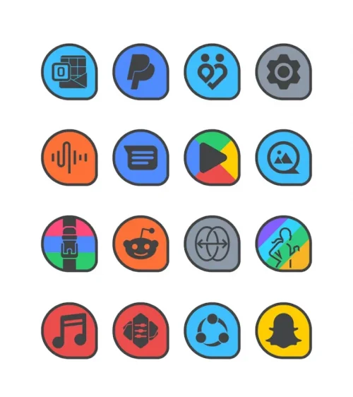 Drop Dark – Icon Pack