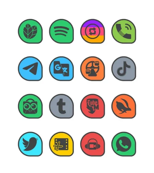 Drop Dark – Icon Pack