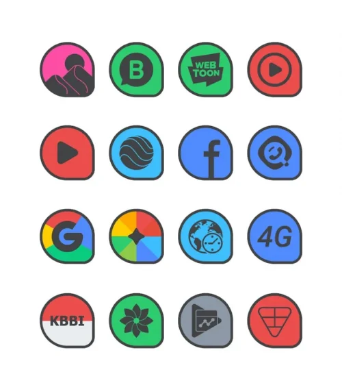 Drop Dark – Icon Pack