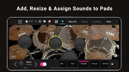 DrumKnee 3D Drums – Drum Set