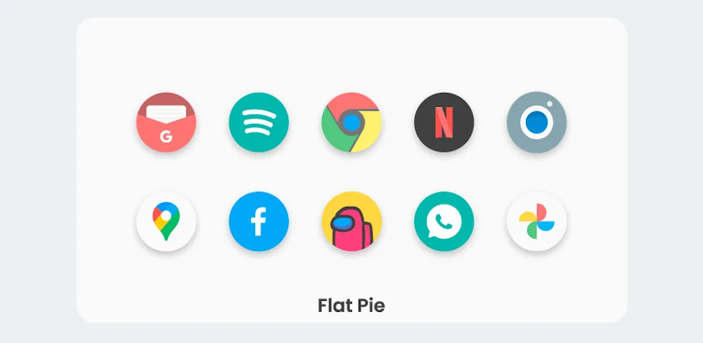 Flat Pie – Icon Pack