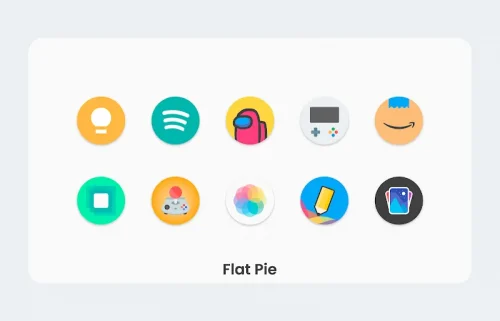 Flat Pie – Icon Pack