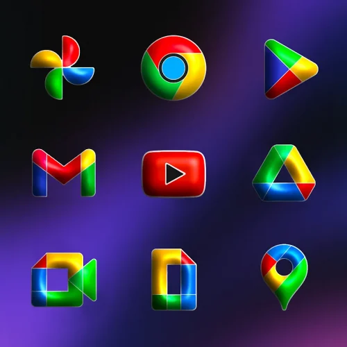 FluOxigen 3D – Icon Pack