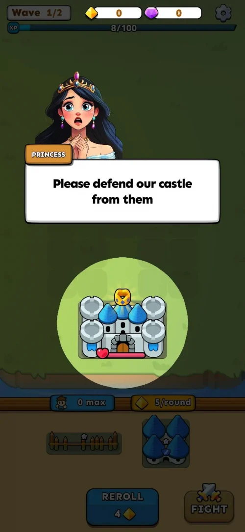 Fortress Merge: Puzzle Defense