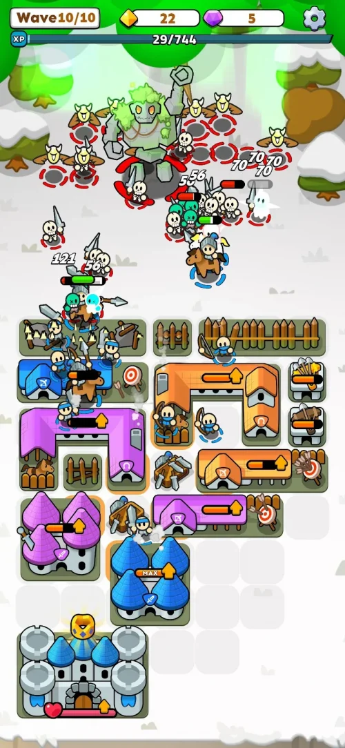 Fortress Merge: Puzzle Defense