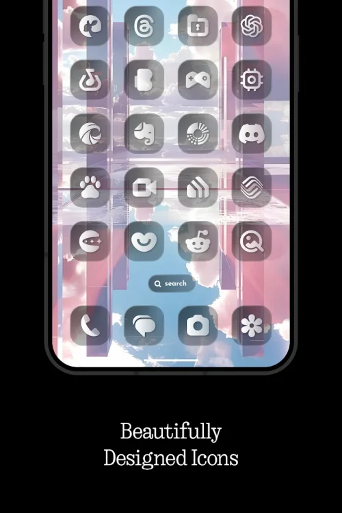 Glass Dark Icon Pack