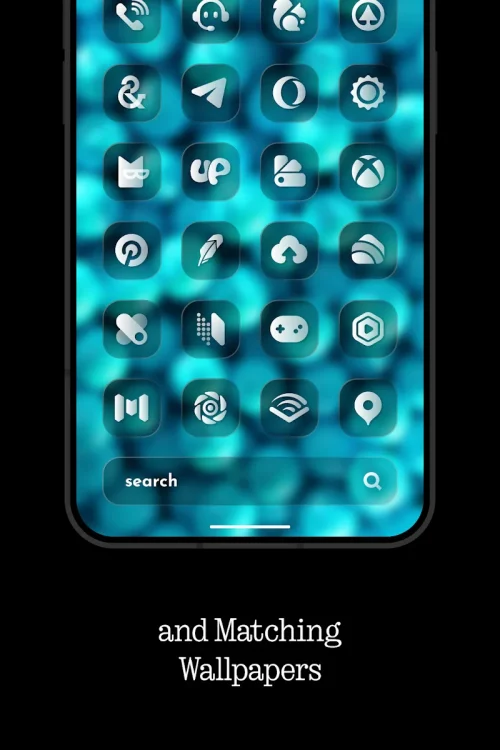 Glass Dark Icon Pack