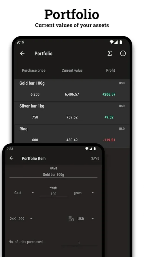 Gold and Silver Prices