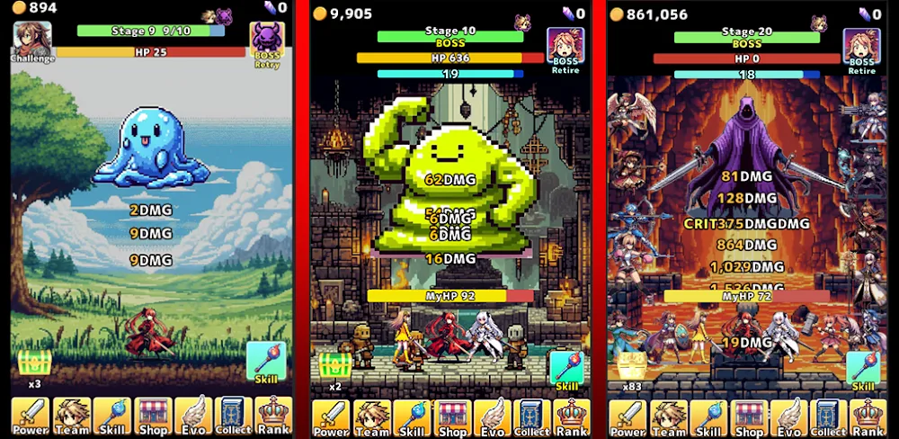 Hack and slash clicker