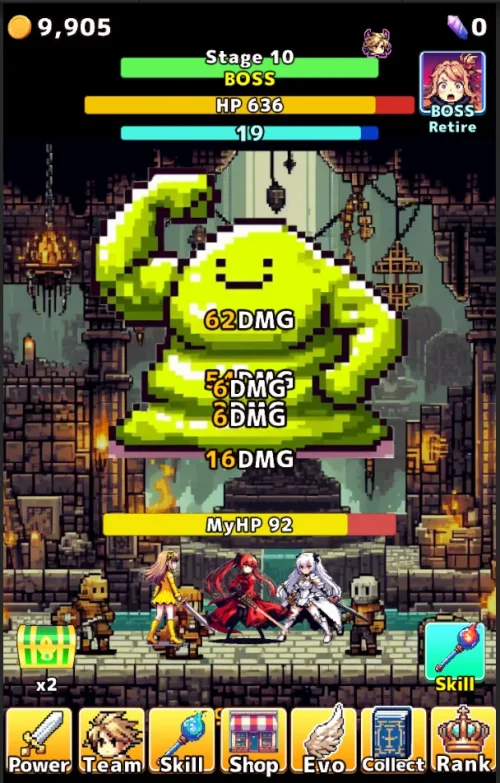 Hack and slash clicker