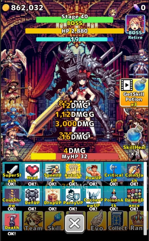 Hack and slash clicker