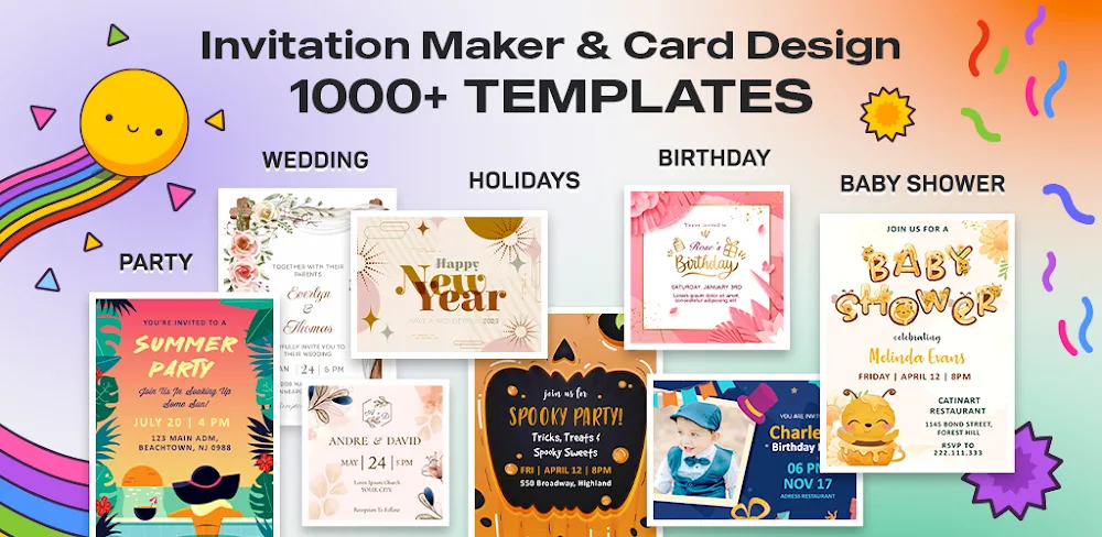 Invitation Maker & Card Design (Invites4U)