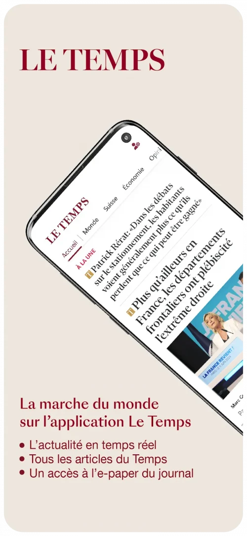 Le Temps, actualités et info
