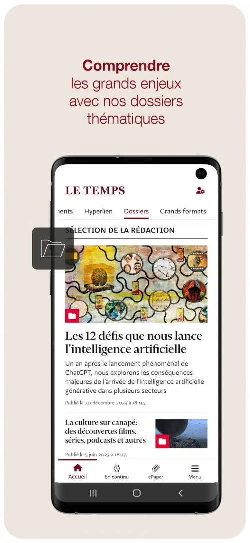 Le Temps, actualités et info