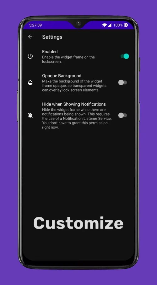 Lockscreen Widgets and Drawer