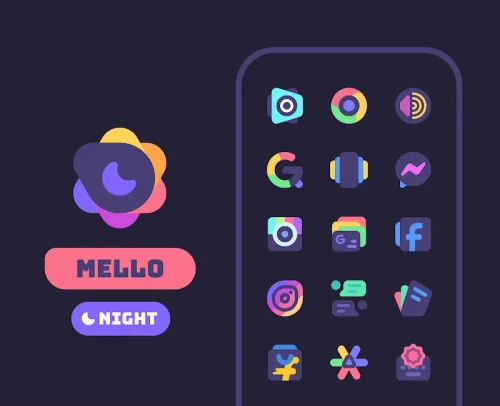 Mello Night Icon Pack