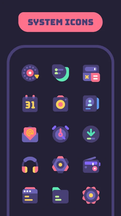 Mello Night Icon Pack