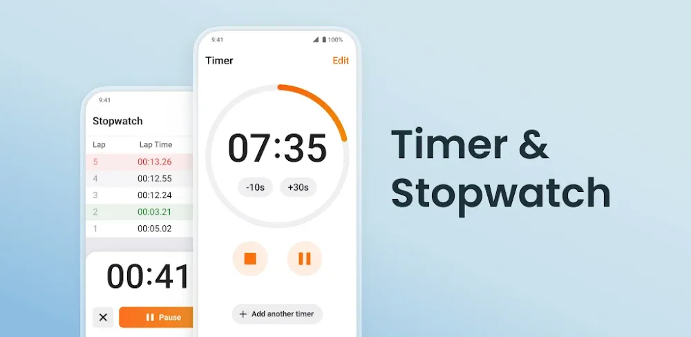 Multi Timer: Timer + Stopwatch (Timer Plus)
