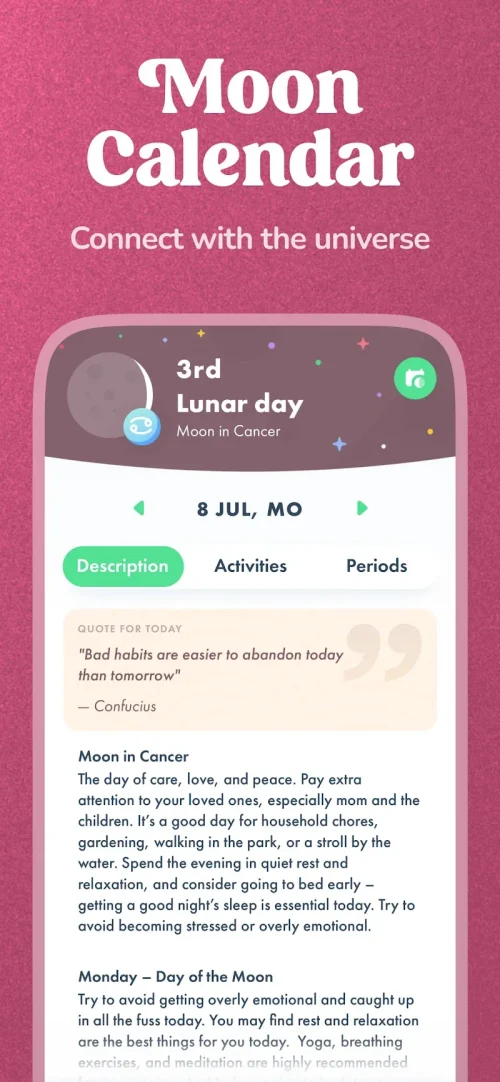 Navamsha: Moon Phase Calendar