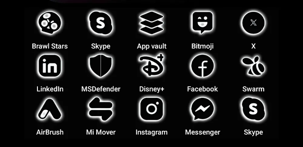 Neon-W Icon Pack