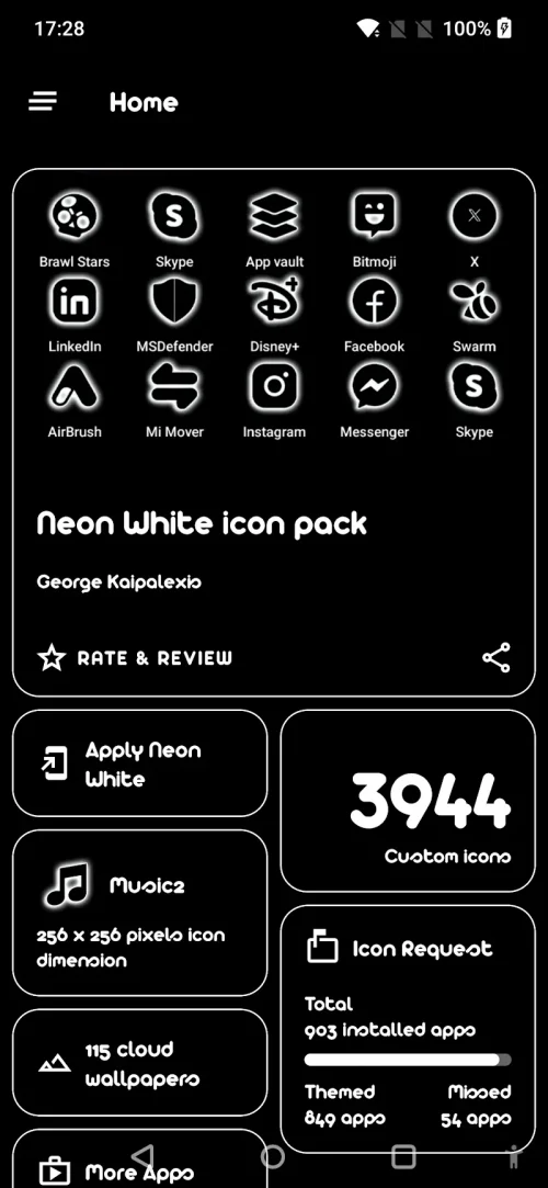 Neon-W Icon Pack