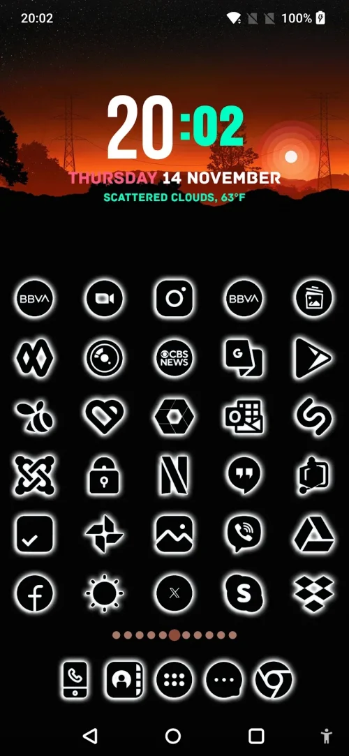 Neon-W Icon Pack