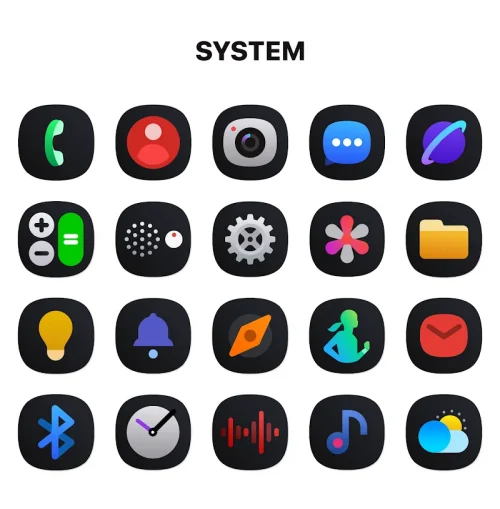 One UI Dark IconPack