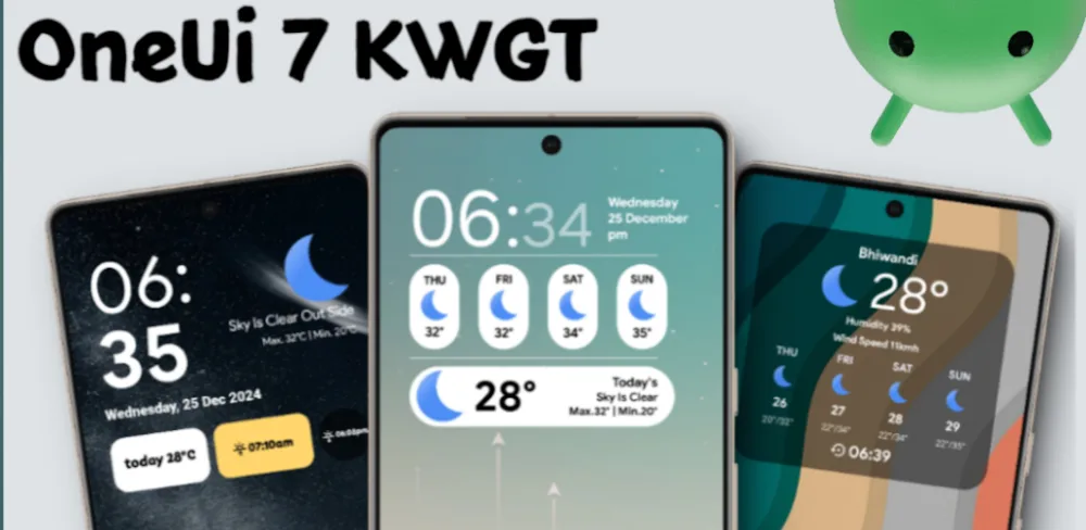 OneUi 7 KWGT