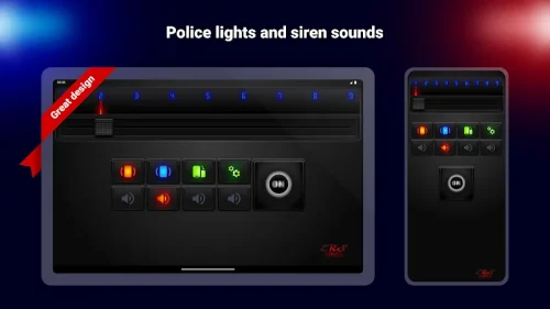 Police Lights Simulation