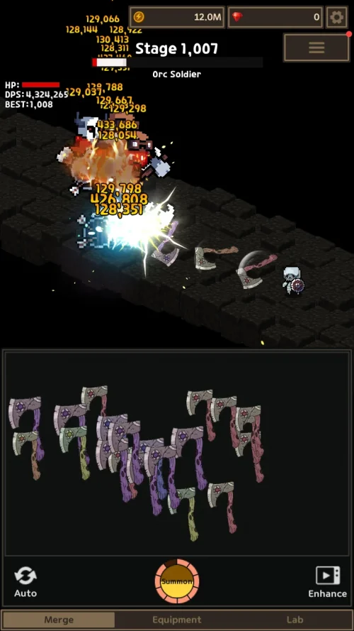 Skull Axe: Idle Slash