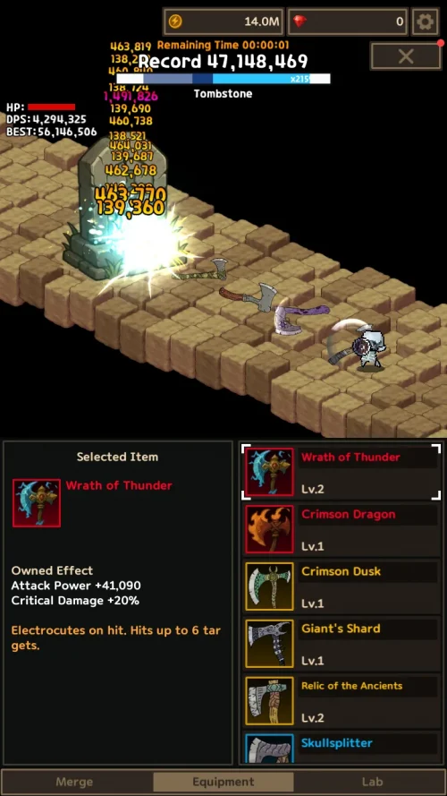 Skull Axe: Idle Slash