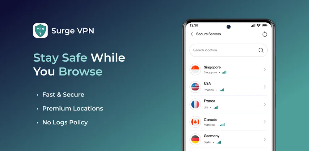 Surge VPN – Fast & Secure