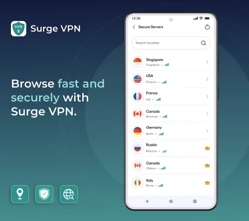 Surge VPN – Fast & Secure