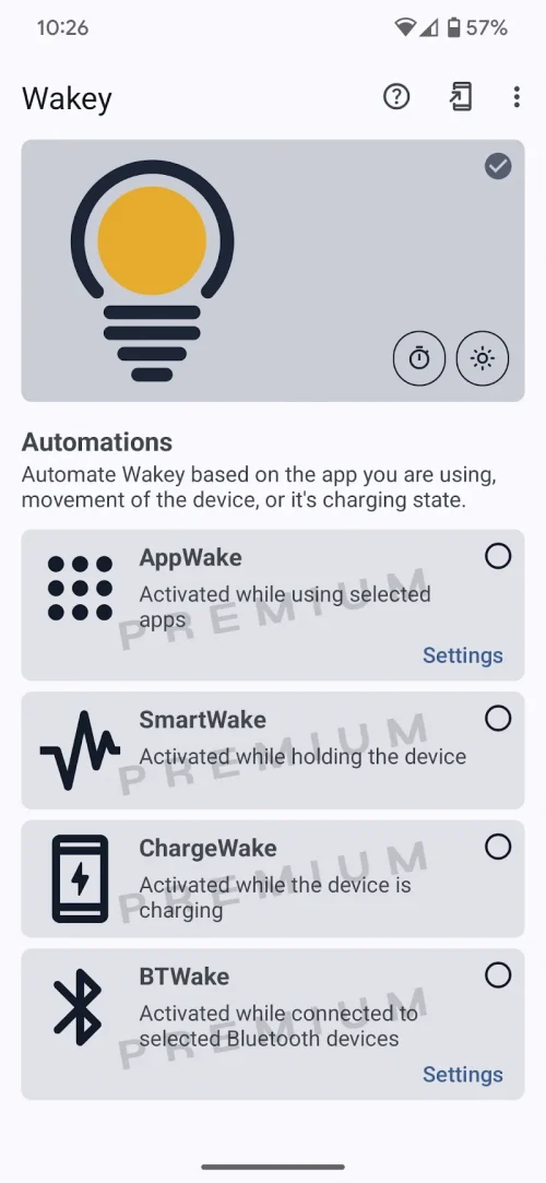 Wakey: Keep Screen On